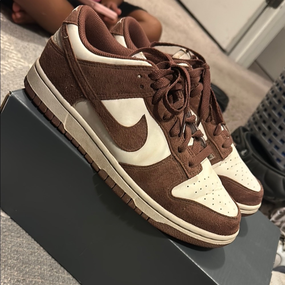 Nike Chocolate and Ivory Dunks